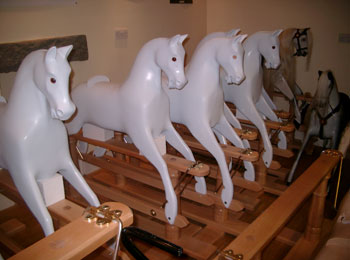 Pre carved rocking store horse kits